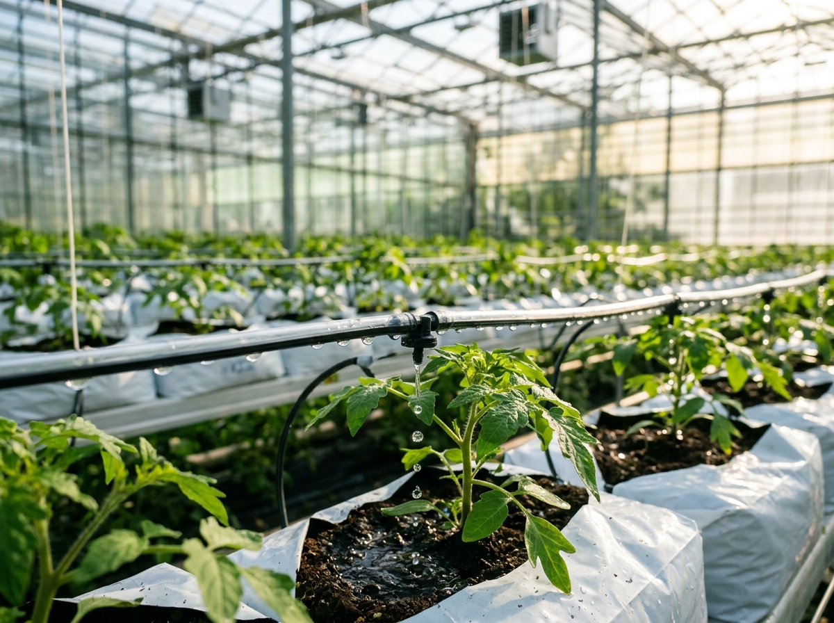 Smart drip irrigation control system installed in a Sri Lankan field with automated valve controllers
